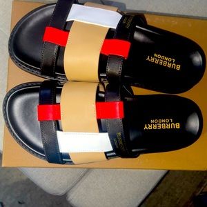 Burberry slides
